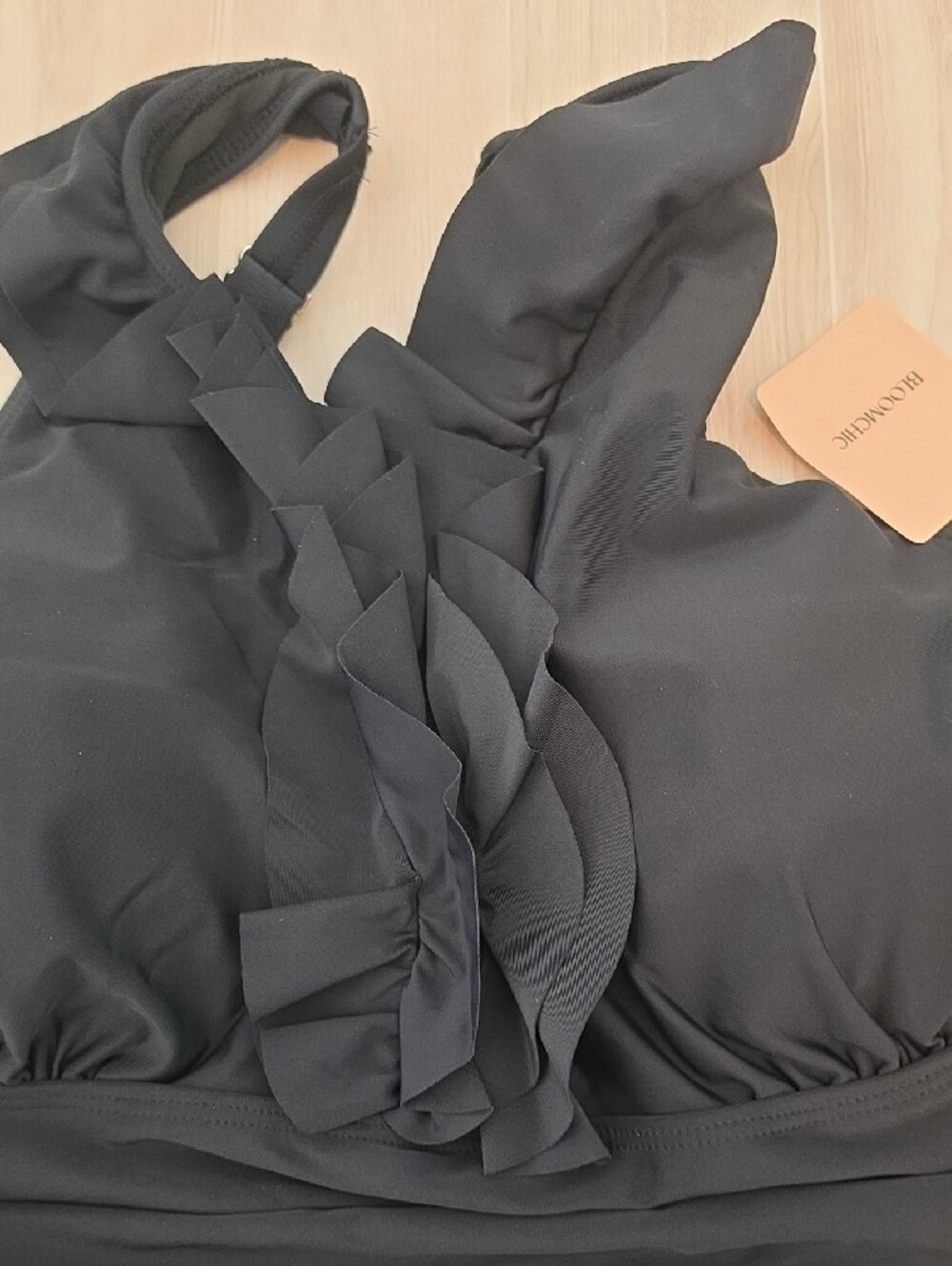BloomChic One-Piece Swimsuit with Ruffle Front - Picture 2 of 7
